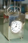 Reiseuhr Sterling-Silber Stempel 1896